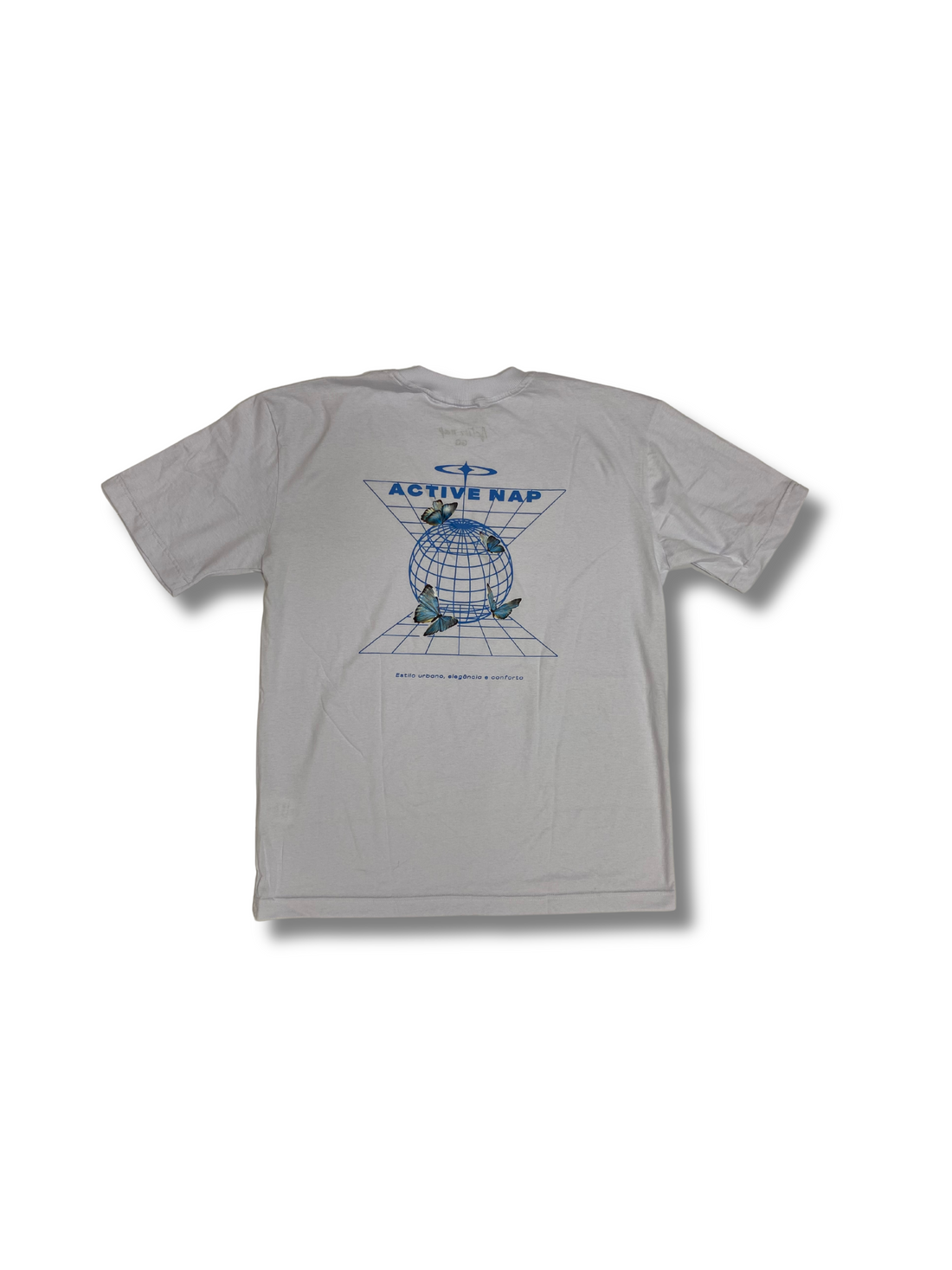 Camiseta branca butterfly Active Nap